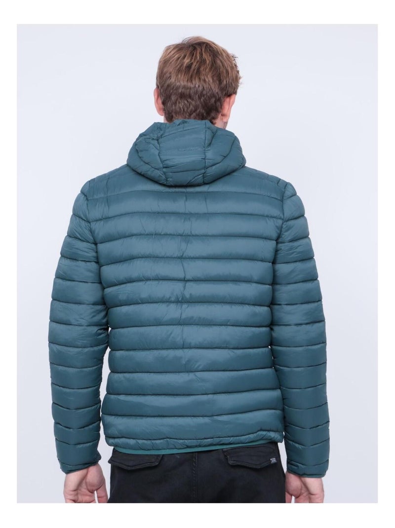 Doudoune légère capuche zegel Vert - Kiabi