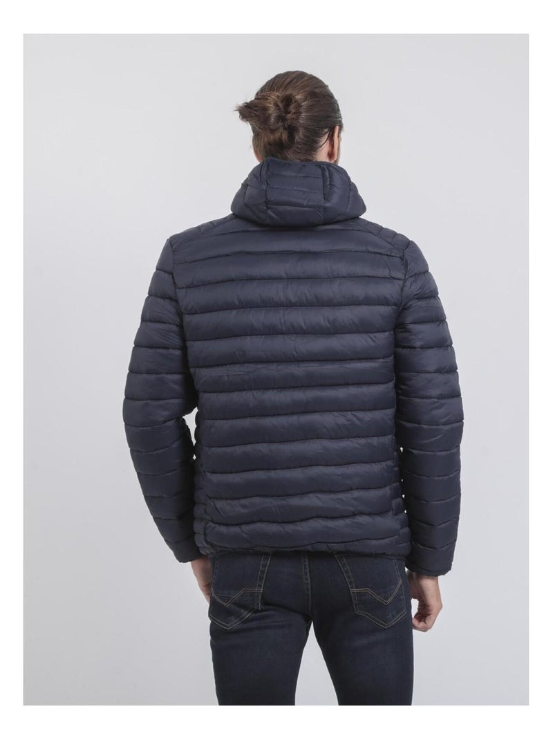 Doudoune légère capuche ZILLING Bleu marine - Kiabi