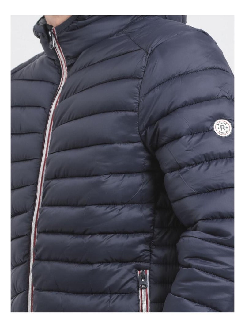 Doudoune légère capuche ZILLING Bleu marine - Kiabi