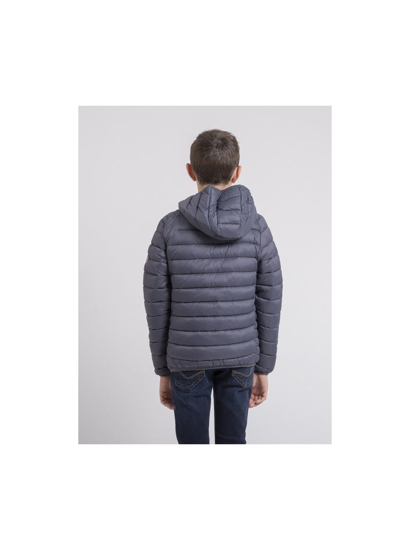 Doudoune légère capuche zilling garçon Gris - Kiabi