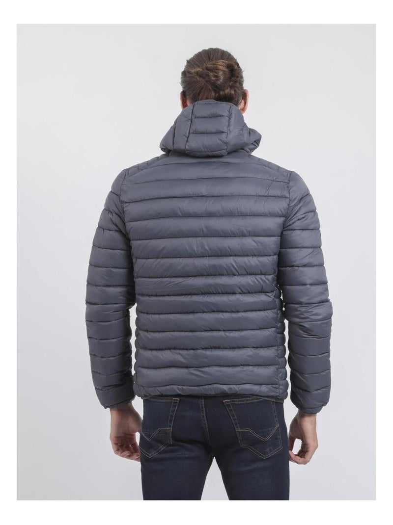 Doudoune légère capuche ZILLING Gris - Kiabi