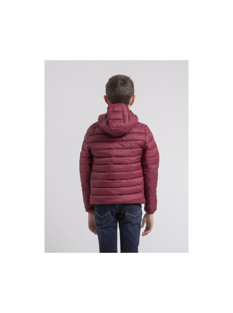 Doudoune légère capuche ZILLING-J Bordeaux - Kiabi