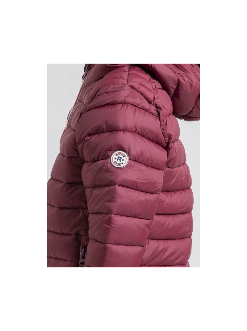 Doudoune légère capuche ZILLING-J Bordeaux - Kiabi