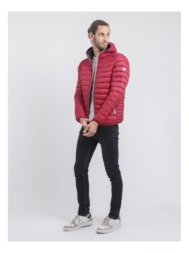 Doudoune légère capuche ZILLING Rouge - Kiabi