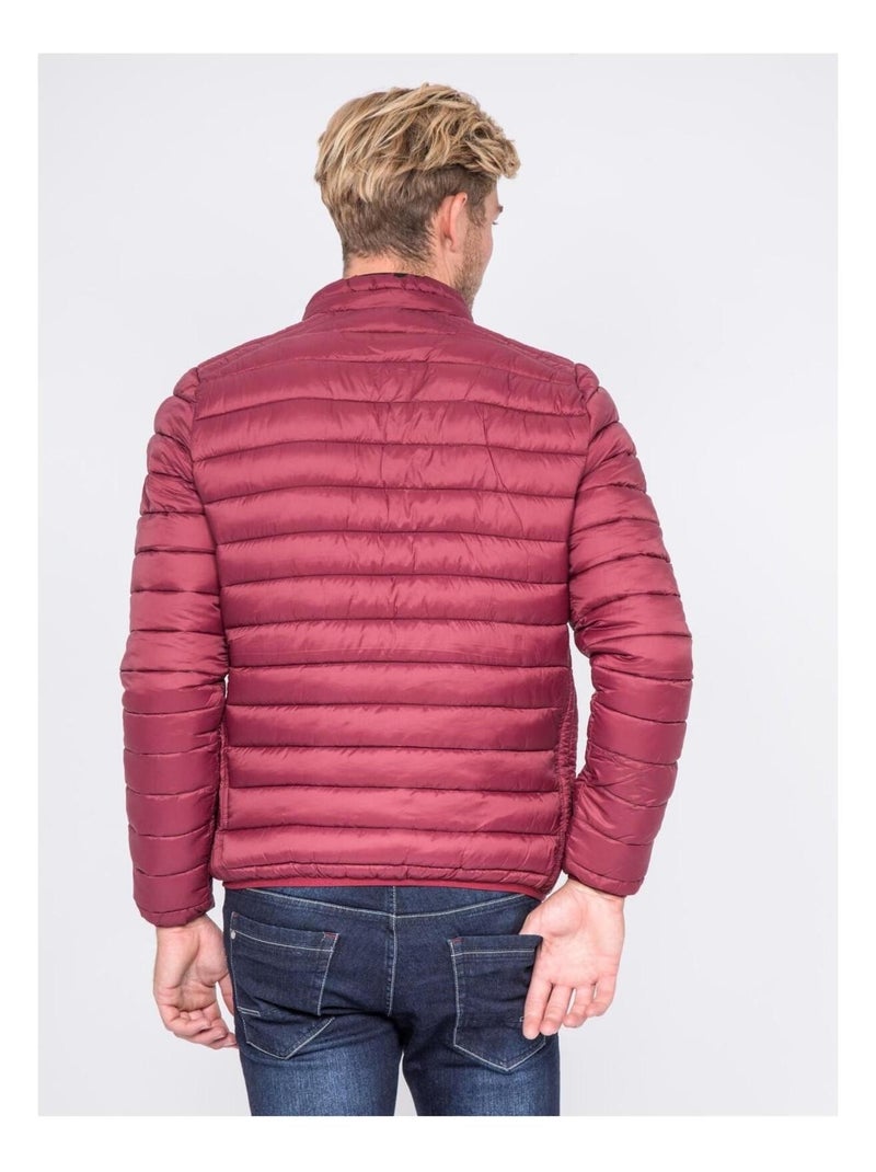 Doudoune légère col montant ZERNOBI Bordeaux - Kiabi