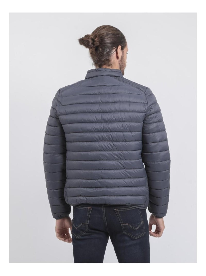 Doudoune légère col montant ZERNOBI II Gris - Kiabi