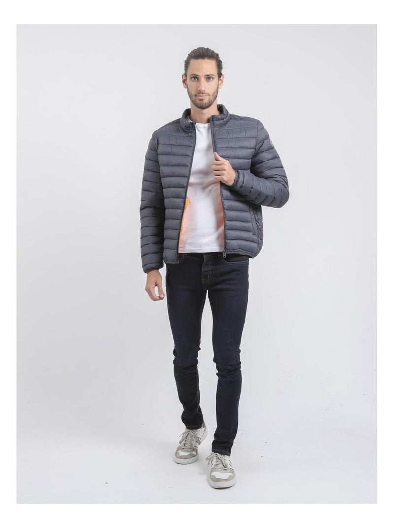Doudoune légère col montant ZERNOBI II Gris - Kiabi
