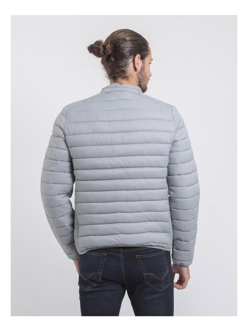 Doudoune légère col montant ZERNOBI II Gris clair - Kiabi