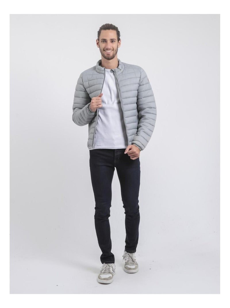 Doudoune légère col montant ZERNOBI II Gris clair - Kiabi