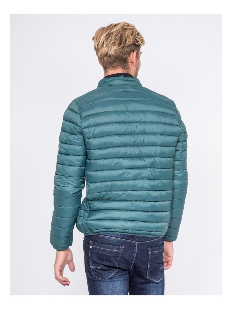 Doudoune légère col montant ZERNOBI Vert - Kiabi