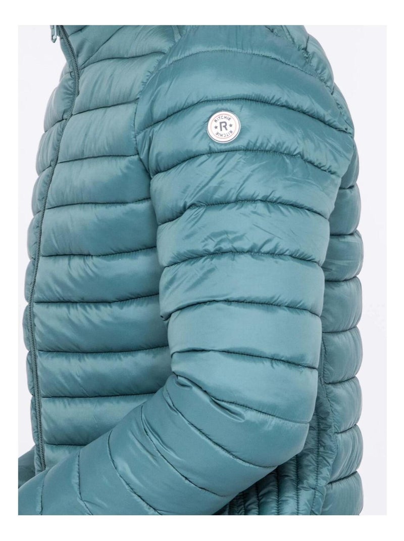 Doudoune légère col montant ZERNOBI Vert - Kiabi