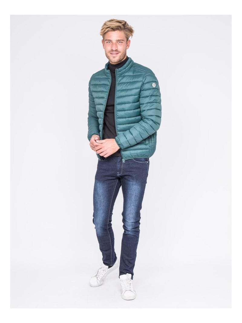 Doudoune légère col montant ZERNOBI Vert - Kiabi