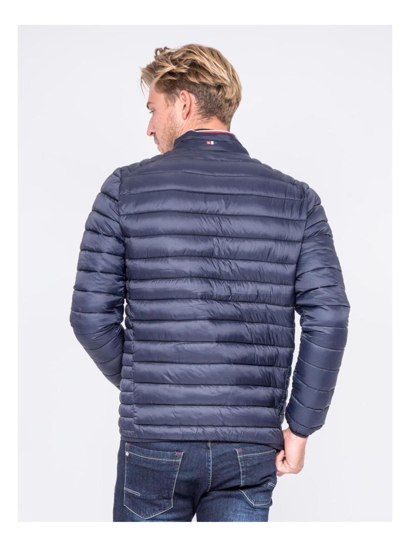 Doudoune légère col montant ZERUBIA Bleu marine - Kiabi