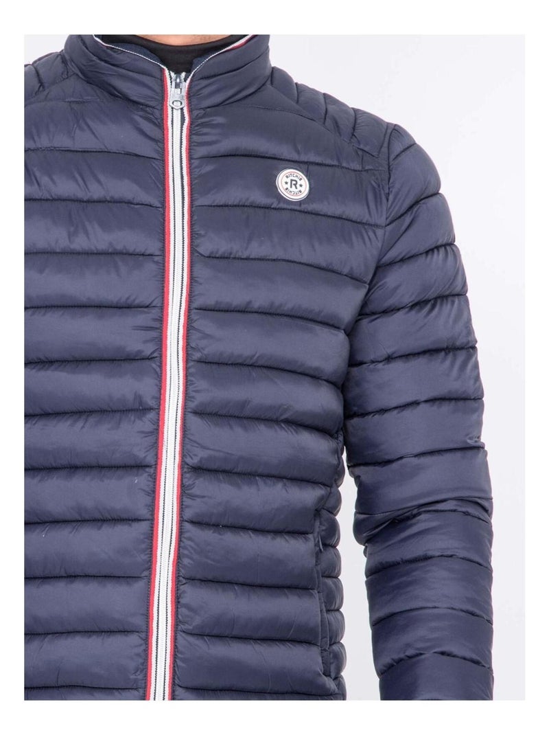 Doudoune légère col montant ZERUBIA Bleu marine - Kiabi