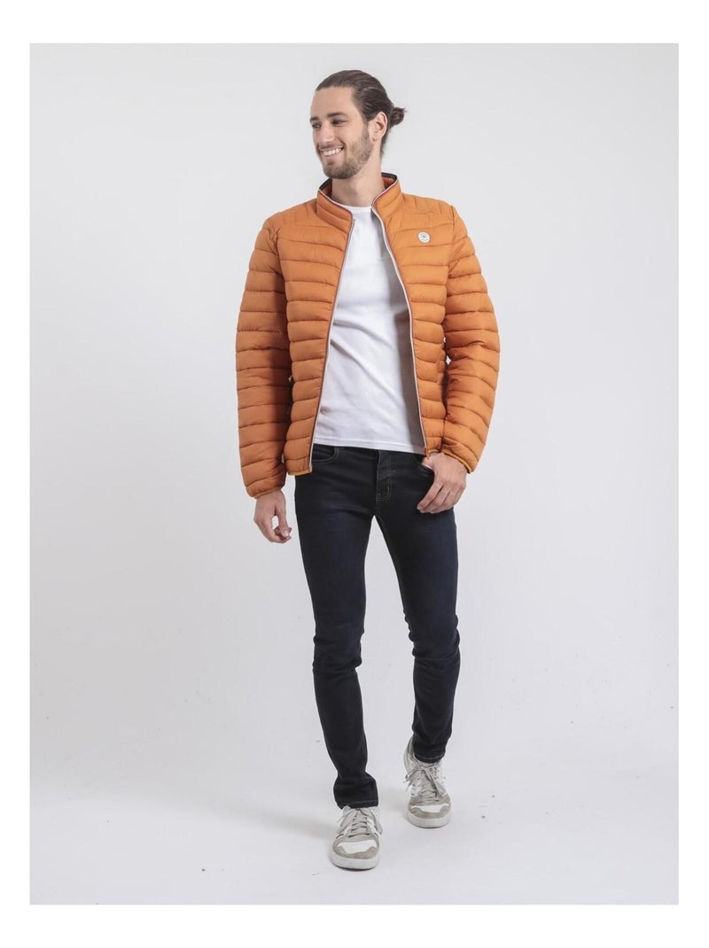 Doudoune légère col montant ZERUBIA II Orange - Kiabi