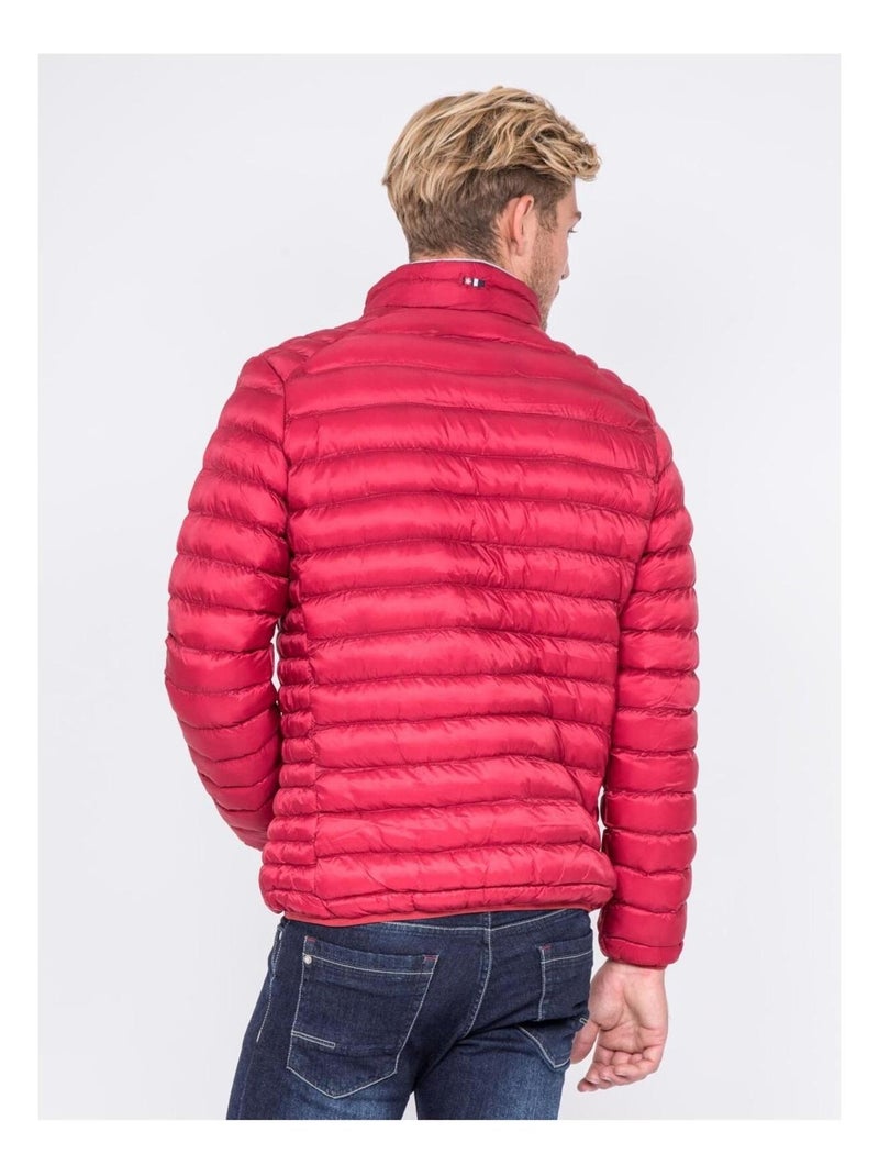 Doudoune légère col montant ZERUBIA Rouge - Kiabi