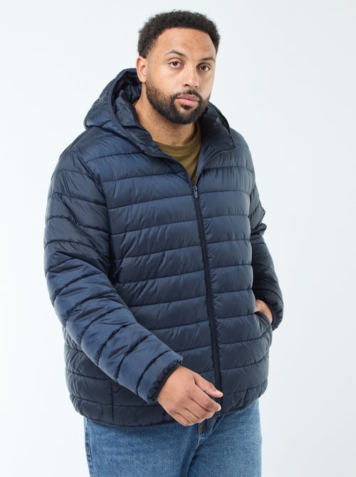 Doudoune légère matelassée avec capuche - Kiabi