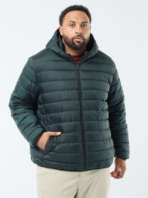 Doudoune légère matelassée avec capuche - Kiabi