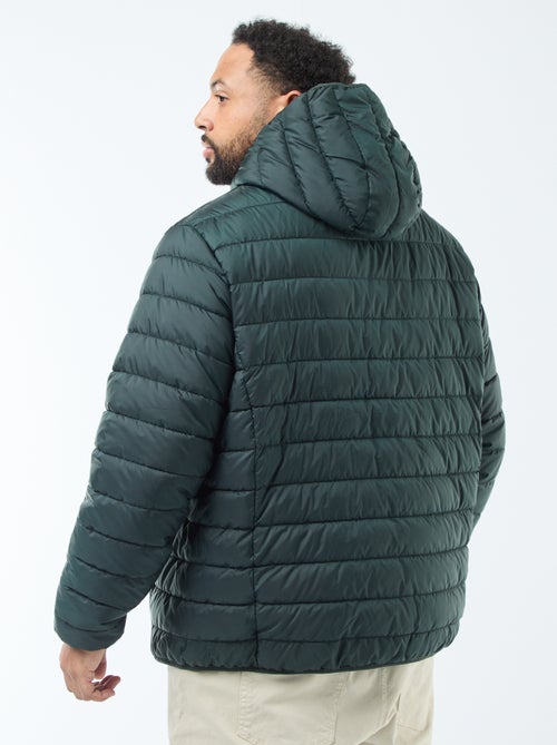 Doudoune légère matelassée avec capuche - Kiabi