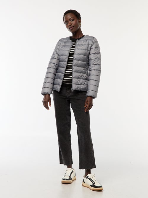 Doudoune légère matelassée et déperlante - Kiabi