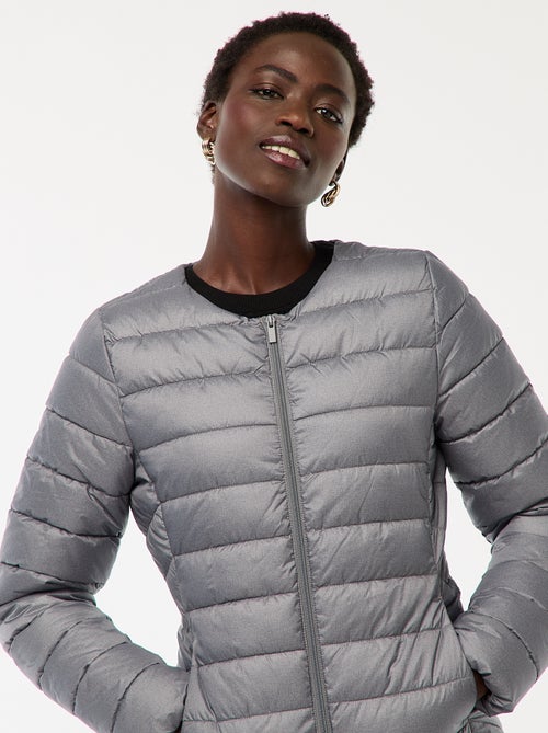 Doudoune légère matelassée et déperlante - Kiabi