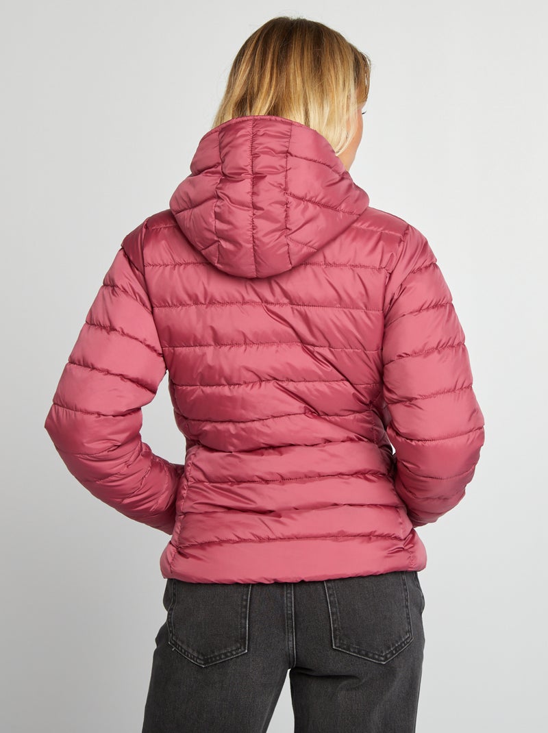 Doudoune légère matelassée Rose - Kiabi