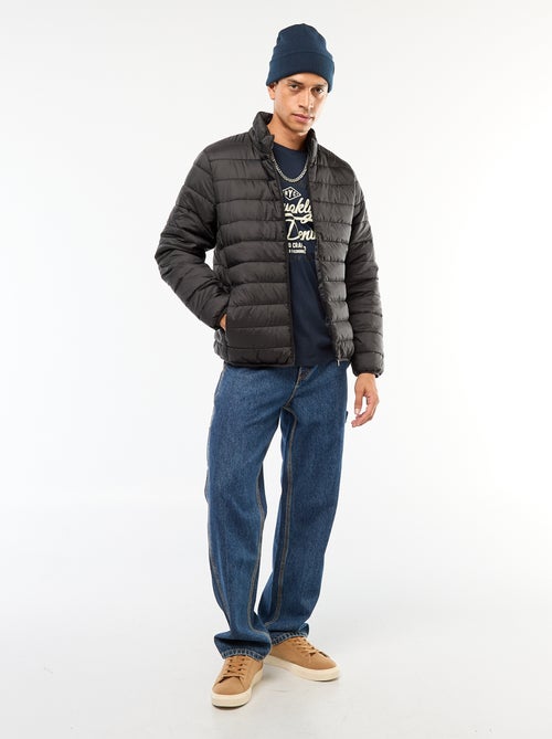 Doudoune légère matelassée unie - Kiabi