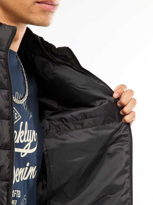 Doudoune légère matelassée unie - Kiabi