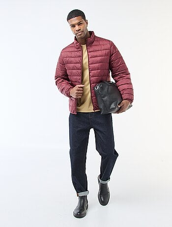 Doudoune légère matelassée unie