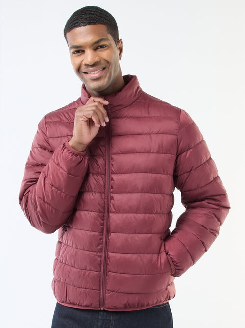 Doudoune légère matelassée unie - Kiabi