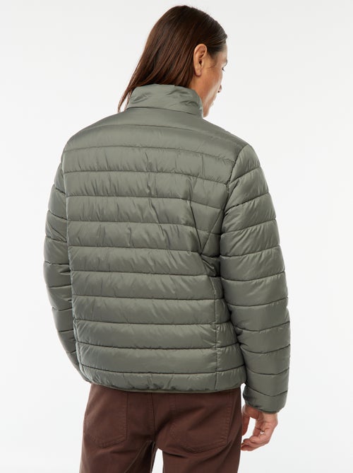 Doudoune légère matelassée unie - Kiabi