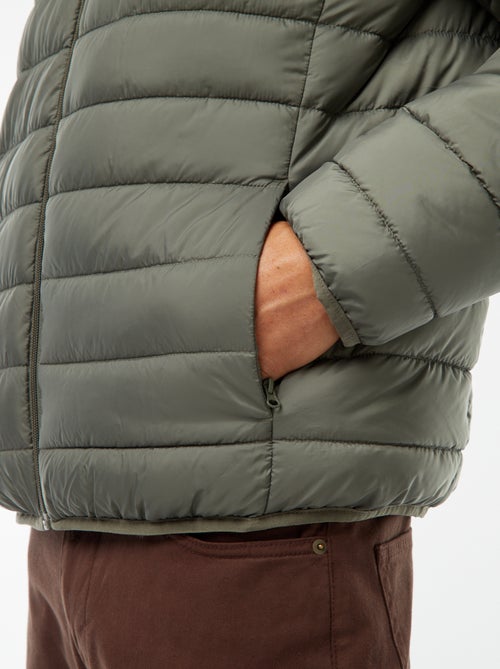 Doudoune légère matelassée unie - Kiabi