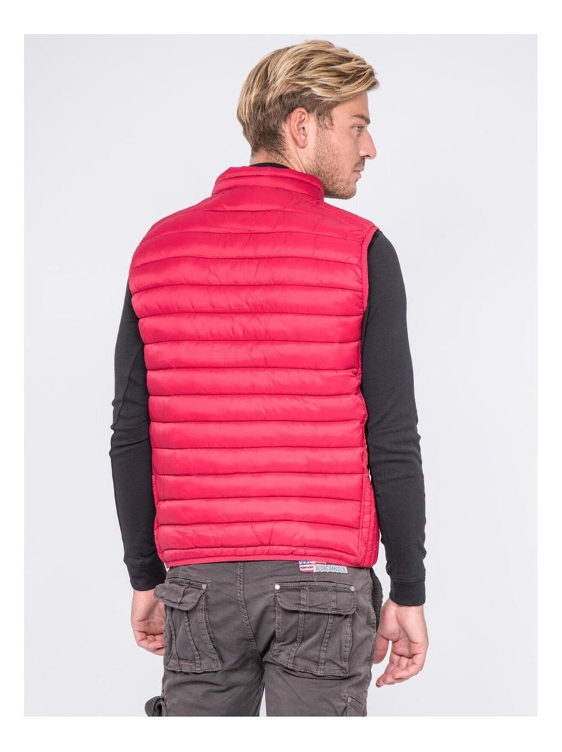 Doudoune légère sans manche ZERNES Rouge - Kiabi