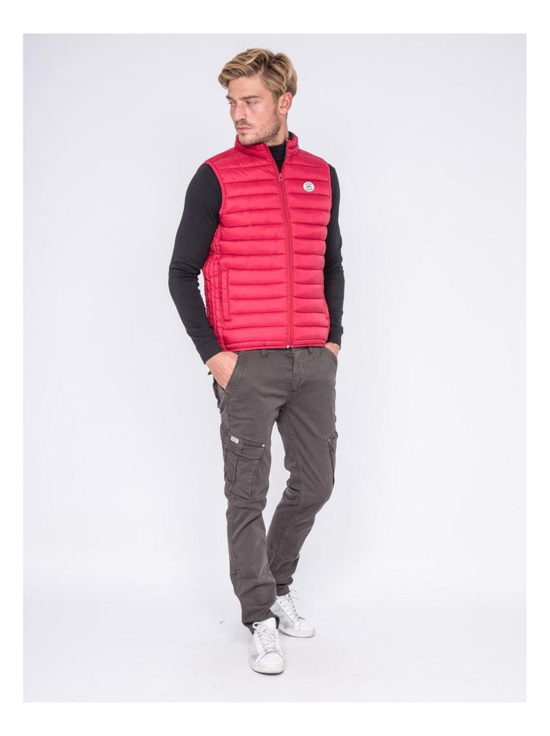 Doudoune légère sans manche ZERNES Rouge - Kiabi