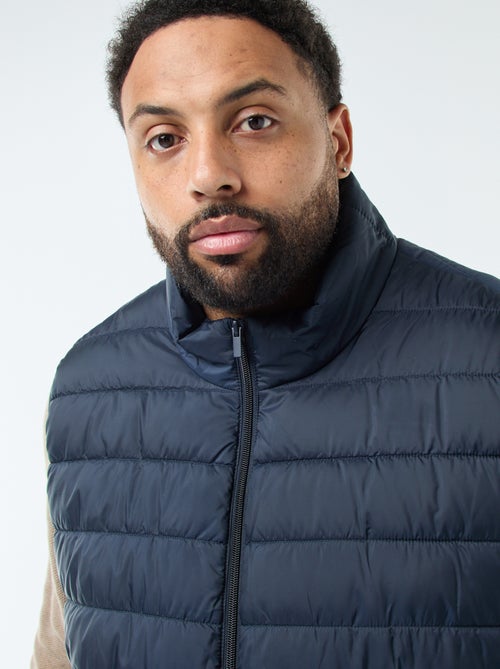 Doudoune légère sans manches à col montant - Kiabi