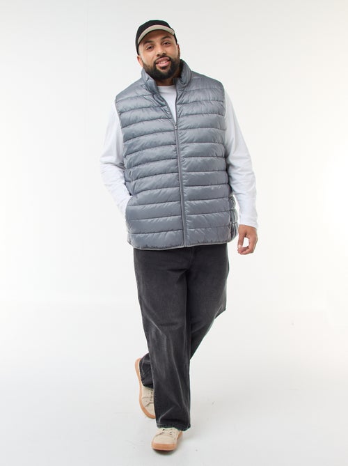 Doudoune légère sans manches à col montant - Kiabi