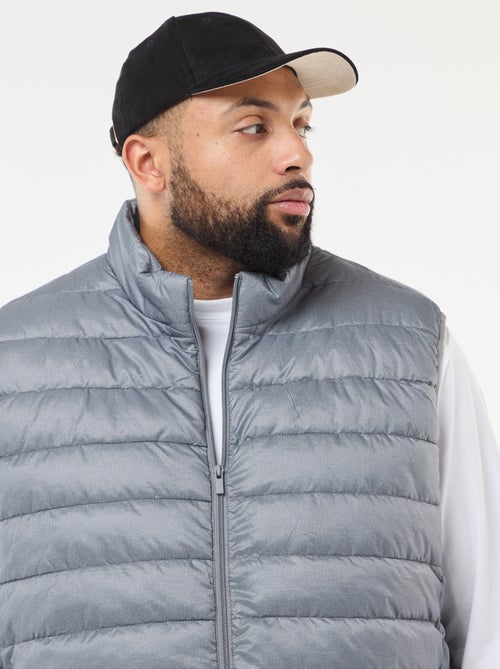 Doudoune légère sans manches à col montant - Kiabi