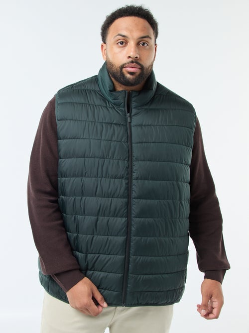 Doudoune légère sans manches à col montant - Kiabi