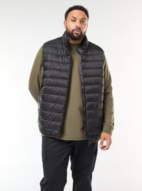 Doudoune légère sans manches à col montant - Kiabi