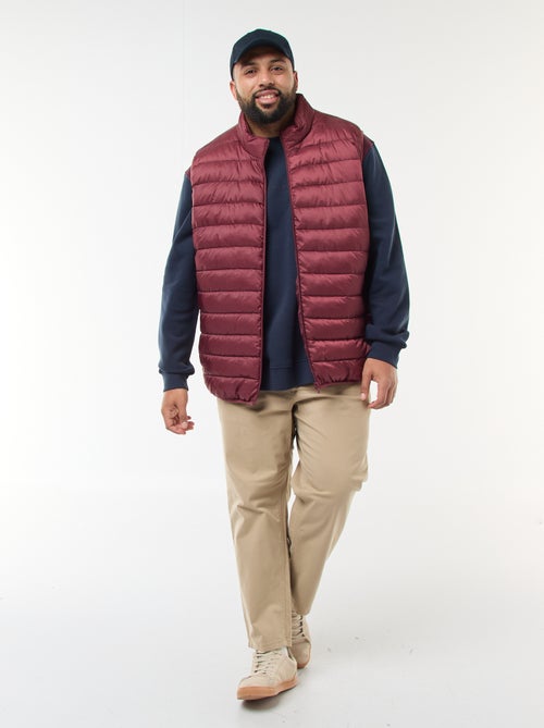 Doudoune légère sans manches à col montant - Kiabi