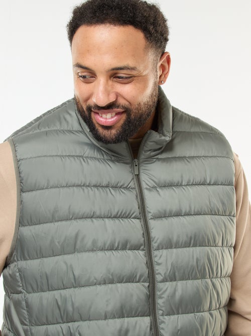 Doudoune légère sans manches à col montant - Kiabi