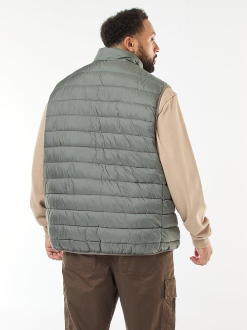 Doudoune légère sans manches à col montant - Kiabi