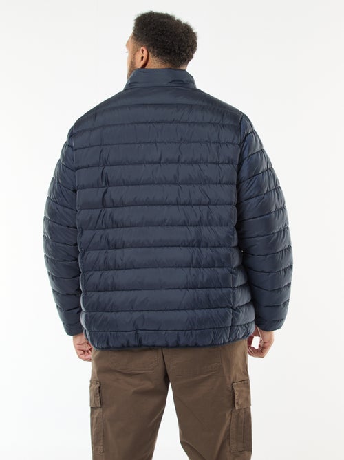 Doudoune légère unie à manches longues et col montant - Kiabi