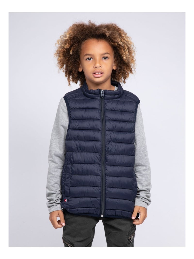 Doudoune légère ZERNES garçon Bleu marine - Kiabi