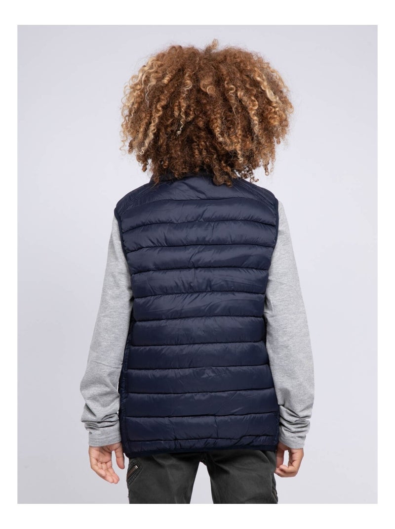 Doudoune légère ZERNES garçon Bleu marine - Kiabi