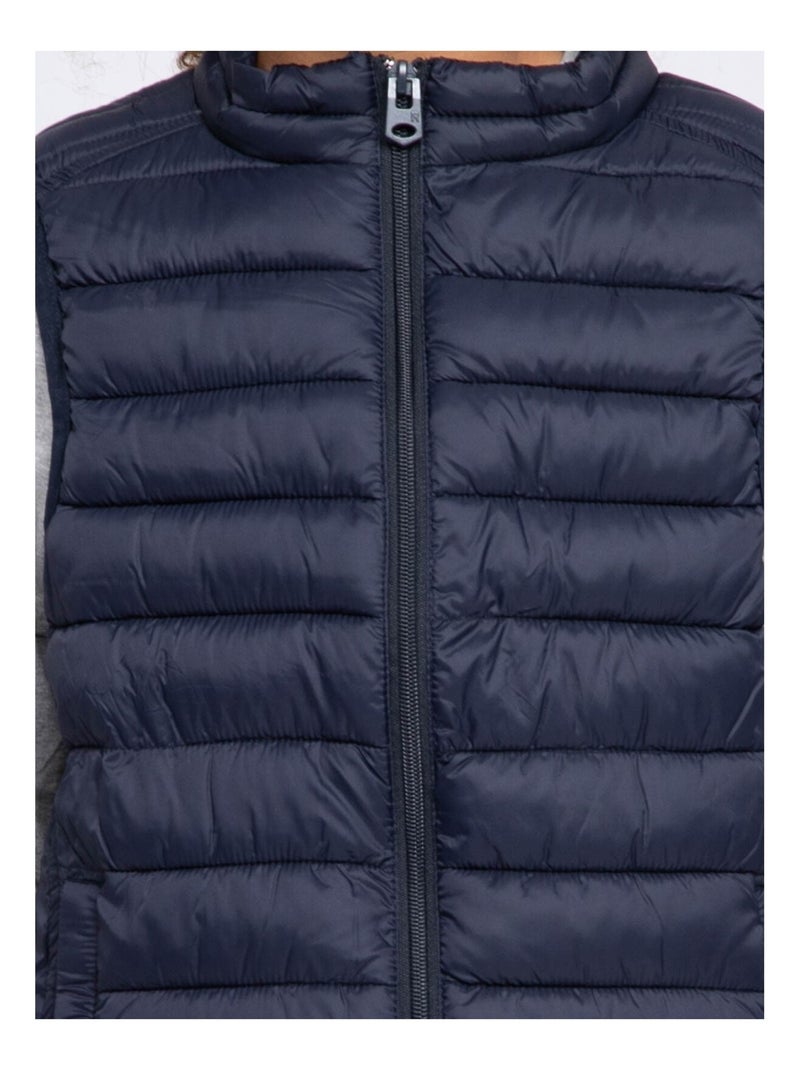 Doudoune légère ZERNES garçon Bleu marine - Kiabi