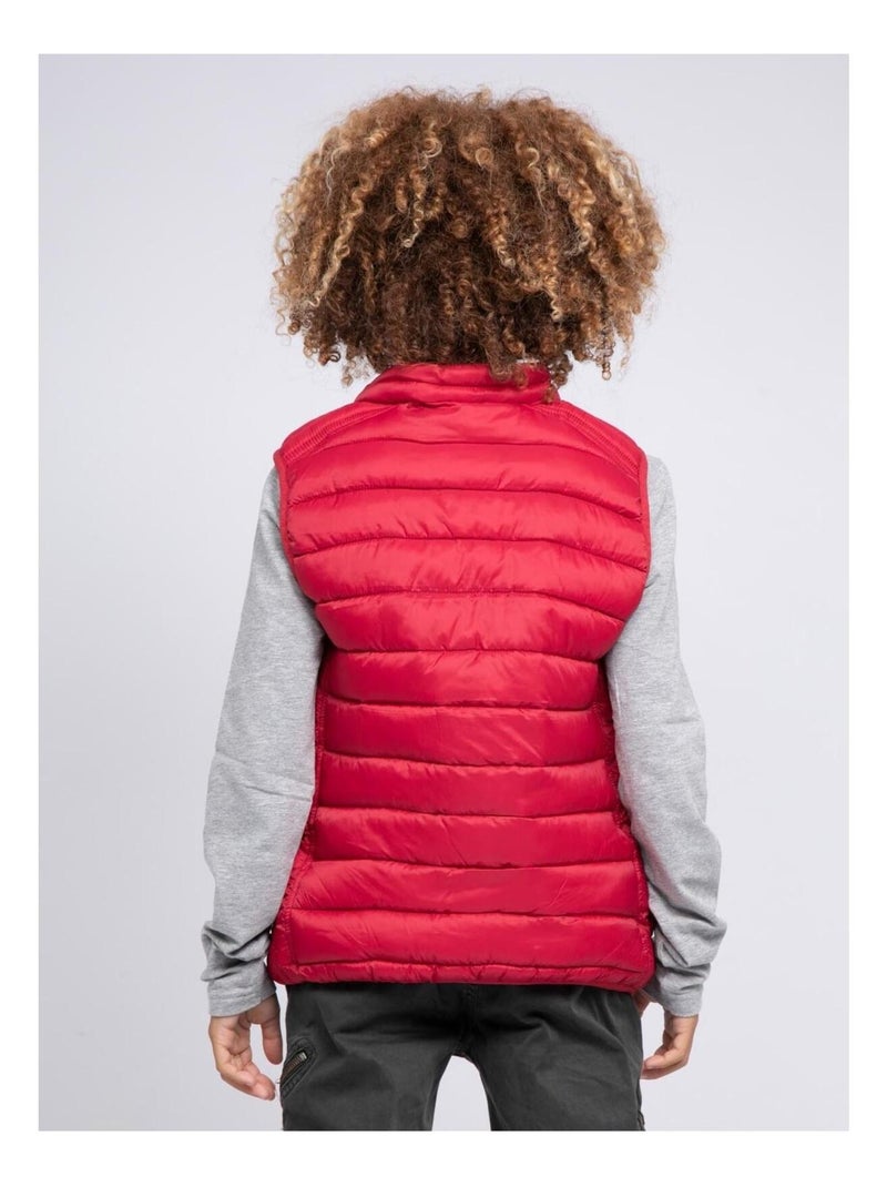Doudoune légère ZERNES garçon Rouge - Kiabi