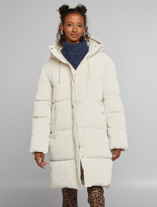 Manteau a capuche femme