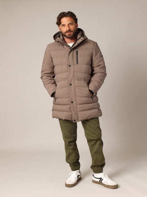 Doudoune longue à capuche
 'Deeluxe' - Kiabi