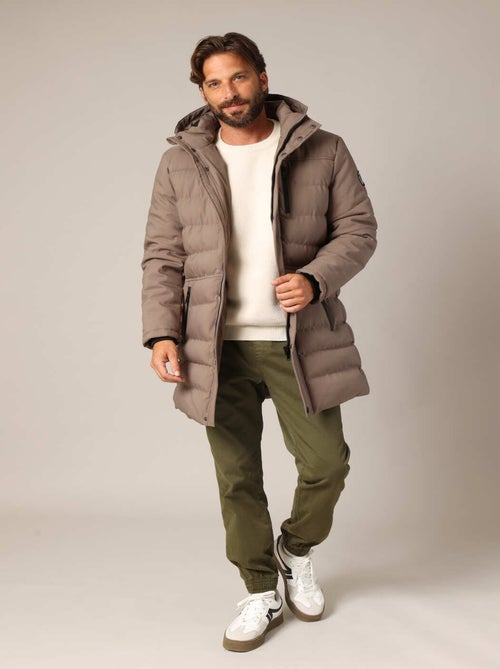 Doudoune longue à capuche
 'Deeluxe' - Kiabi